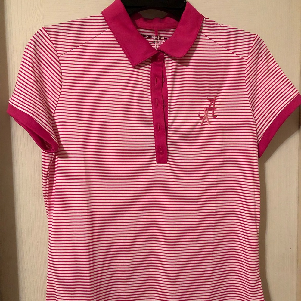 Nike UA Cancer Awareness Golf Polo Shirt NEW